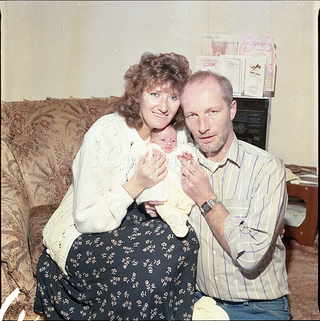 Barry and Liz Jenkins with miracle baby
