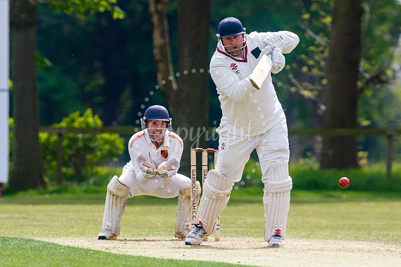 Cricket action from Garboldisham and Diss.
