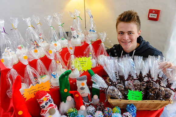 Christmas Craft Fair at the Pennoyer Centre in Pulham St Mary,