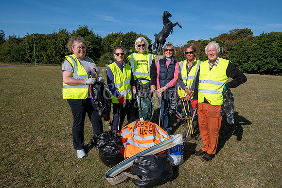 Rubbish Friends litter picking group will have been tidying up s