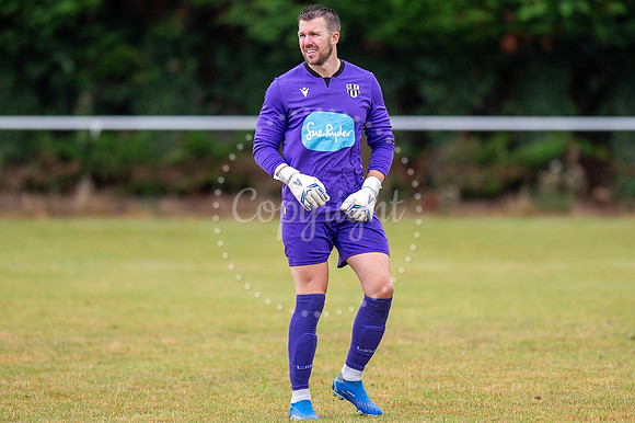 Long Melford v Hullbridge Sports in the FA Vase. Picture by Mark