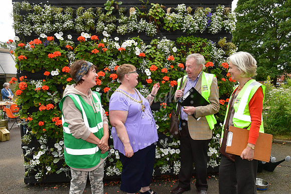 East Midlands in Bloom judging at Newark