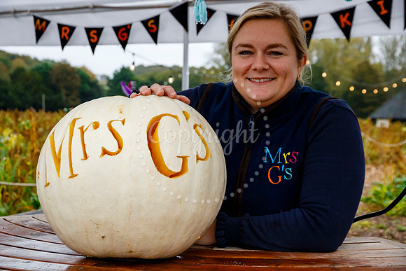 Mrs G’s Pumpkin Patch in Garboldisham opening day